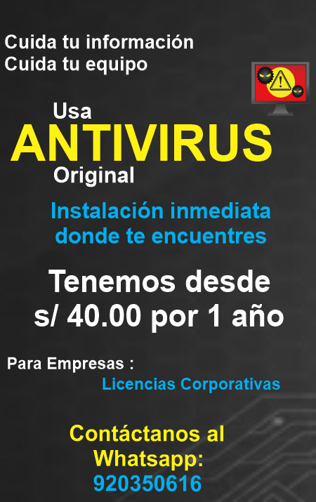 usa ANTIVIRUS original